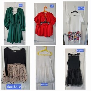 Girls Size 10/12 Dressy Lot